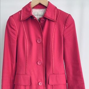 Vintage Banana Republic Long Pink Spring Coat